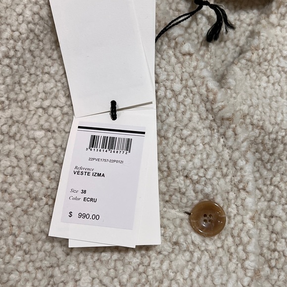 ISABEL MARANT Izma Cropped Jacket BNWTS MSRP $990 - Picture 14 of 16